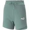 Puma Šortai Moterims Ess 5" High Waist Žalias 848339 90