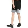 Puma Šortai Vyrams Ess+ Block Shorts Juodas Baltas Pilkas 847429 01