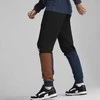 Puma Sportinės Kelnės Vyrams Ess+ Block Sweatpants Juodas Mėlyna Oranžinis 849037 71
