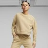 Puma Sportinis Kostiumas Moterims Loungewear Suit Kreminis 676089 84