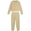 Puma Sportinis Kostiumas Moterims Loungewear Suit Kreminis 676089 84