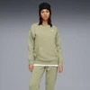 Puma Sportinis Kostiumas Moterims Sweat Suit Relaxed Fl Olive 688160 82