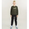 Puma Sportinis Kostiumas Paaugliams Ess No.1 Logo Crew Sweat Fl Žalias Juodas 689721 70