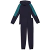 Puma Sportinis Kostiumas Paaugliams Ess Block Hooded Full-Zip Navy Mėlyna Žalias 693334 16