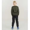 Puma Sportinis Kostiumas Paaugliams Ess No.1 Logo Crew Sweat Fl Žalias Juodas 689721 70