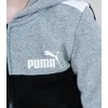 Puma Sportinis Kostiumas Paaugliams Ess+ Block Hooded Juodas Pilkas 670116 03