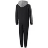 Puma Sportinis Kostiumas Paaugliams Ess+ Block Hooded Juodas Pilkas 670116 03
