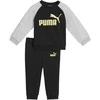 Puma Sportinis Kostiumas Vaikams Minicats Ess Raglan Crew Set Fl Juodas 686281 51