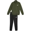 Puma Sportinis Kostiumas Vyrams Clean Sweat Suit Juodas Žalias 585841 31
