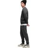 Puma Sportinis Kostiumas Vyrams Ess Elevated Fl Pilkas 688178 44