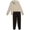 Puma Sportinis Kostiumas Vyrams Ess Elevated Tracksuit rusvai gelsvas Juodas 691771 61