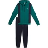 Puma Sportinis Kostiumas Vyrams Hooded Sweat Suit Žalias Juodas 691769 41