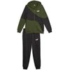 Puma Sportinis Kostiumas Vyrams Power Cat Juodas Žalias 675972 31