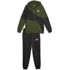 Puma Sportinis Kostiumas Vyrams Power Cat Juodas Žalias 675972 31