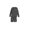 Puma Sportinis Kostiumas Vyrams Relaxed Sweat Pilkas 673308 80