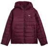 Puma Striukė Moterims Ess Hooded Padded Bordo 685231 24
