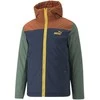 Puma Striukė Vyrams Colourblock Hoode Mėlyna Oranžinis Žalias 849346 64