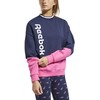 Reebok Džemperis Moterims Te Linear Logo Crew Mėlyna Rožinė FU2194