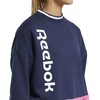 Reebok Džemperis Moterims Te Linear Logo Crew Mėlyna Rožinė FU2194