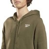 Reebok Džemperis Vyrams Hoodie Ri Left Chesto Logo Žalias HG4452