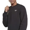 Reebok Džemperis Vyrams Ri Fleece Crew Juodas