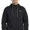 Reebok Džemperis Wor Dbl Kn Fz Hood Juodas FK6236