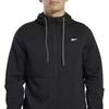 Reebok Džemperis Wor Dbl Kn Fz Hood Juodas FK6236