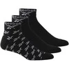 Reebok Kojinės Cl Fo Ankle Sock 3P Juodas GG6675