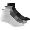 Reebok Kojinės Te Ank Sock 3p Baltas Juodas Pilkas H11292