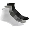 Reebok Kojinės Te Ank Sock 3p Baltas Juodas Pilkas H11292