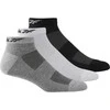 Reebok Kojinės Te Low Cut Sock 3p Baltas Juodas Pilkas