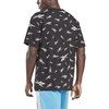 Reebok Marškinėliai Vyrams Te Aop Vector Tee Juodas GL3142