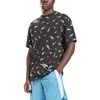 Reebok Marškinėliai Vyrams Te Aop Vector Tee Juodas GL3142