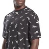 Reebok Marškinėliai Vyrams Te Aop Vector Tee Juodas GL3142
