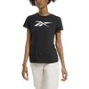 Reebok Palaidinė Moterims Te Graphic Vector T Juodas
