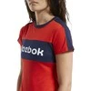 Reebok Palaidinė MoterimsTe Linear Logo Deta Raudona