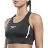 Reebok Sportinė Liemenėlė Moterims Piping Pack Bralett Juodas HD2818