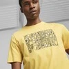 Puma Marškinėliai Vyrams Graphics Summer Tee Geltona 674482 40