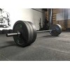 Bumper svarmenų ir štangos komplektas STRONGMAN Premium (Svoris: 150 kg)