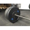 Bumper svarmenų ir štangos komplektas STRONGMAN Premium (Svoris: 150 kg)
