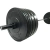 Bumper svarmenų ir štangos komplektas STRONGMAN 150kg