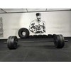Bumper svarmenų ir štangos komplektas STRONGMAN Premium (Svoris: 150 kg)