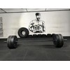 Bumper svarmenų ir štangos komplektas STRONGMAN Premium (Svoris: 90 kg )
