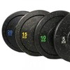 Bumper svarmenų ir štangos komplektas STRONGMAN Premium (Svoris: 90 kg )