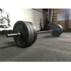Bumper svarmenų ir štangos komplektas STRONGMAN Premium (Svoris: 90 kg )