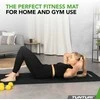Fitneso kilimėlis Tunturi Fitnessmat NBR 15 mm, juodos spalvos