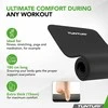 Fitneso kilimėlis Tunturi Fitnessmat NBR 15 mm, juodos spalvos