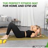 Fitneso kilimėlis Tunturi Fitnessmat NBR 15 mm, tamsiai žalios spalvos