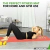 Fitneso kilimėlis Tunturi Fitnessmat NBR 15 mm, rusvos spalvos