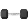 None Hanteliai TUNTURI Platinum Hex Rubber Dumbbell, 1-50kg (Svoris: 2 x 5kg)